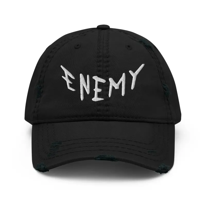 CASQUETTE Distressed - ENEMY - ALONE 